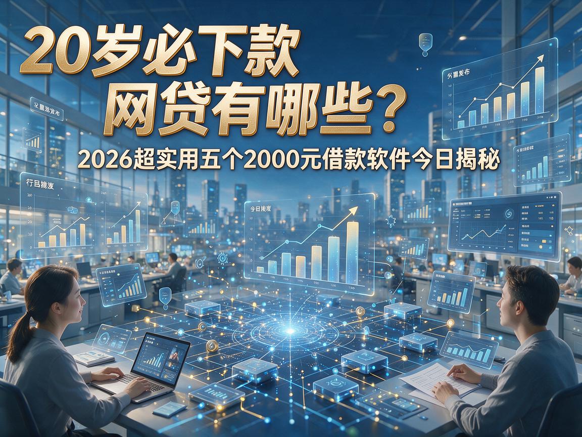 20岁必下款网贷有哪些?2026超实用五个2000元借款软件今日揭秘