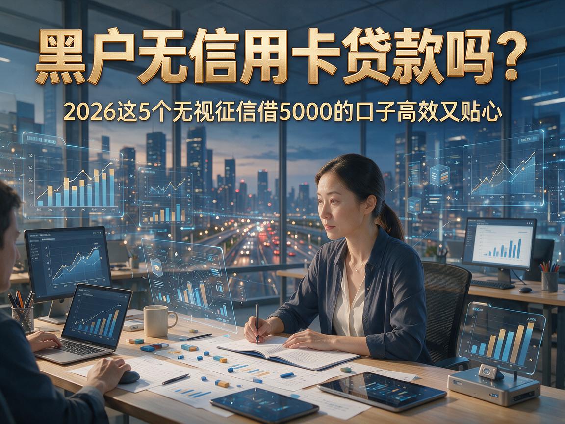 黑户无信用卡贷款吗？2026这5个无视征信借5000的口子高效又贴心
