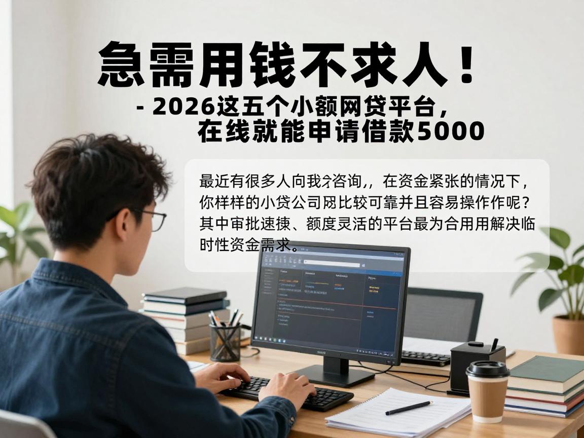 急需用钱不求人！2026这五个小额网贷平台，在线就能申请借款5000