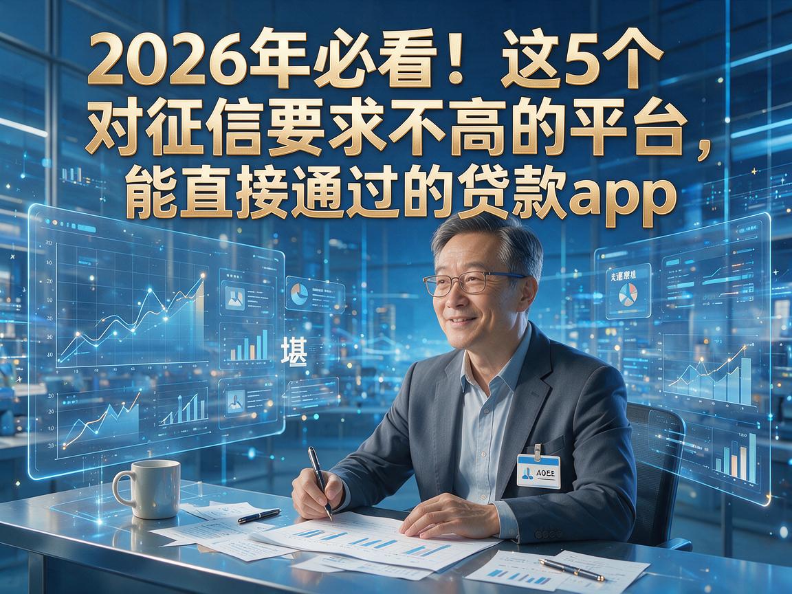 2026年必看!这5个对征信要求不高的平台,堪称能直接通过的贷款app