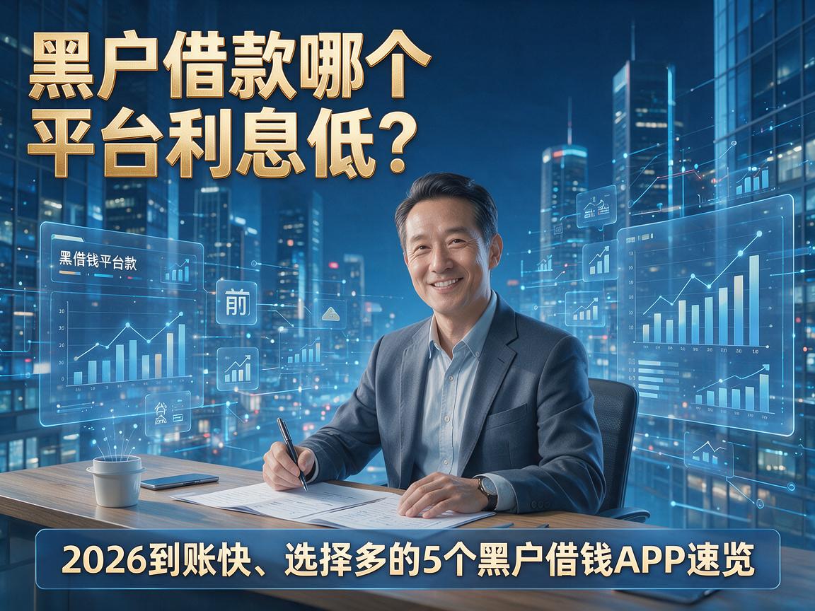 黑户借款哪个平台利息低？2026到账快、选择多的5个黑户借钱APP速览！