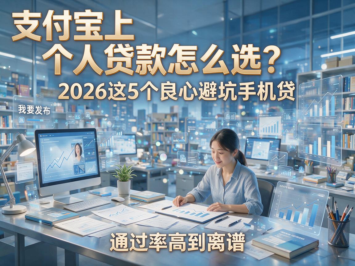 支付宝上个人贷款怎么选？2026这5个良心避坑手机贷，通过率高到离谱！