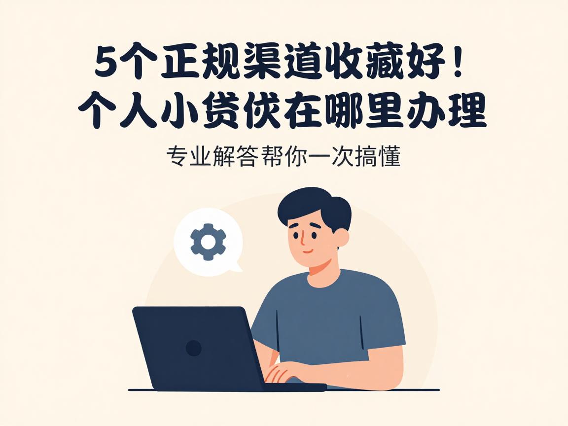 5个正规渠道收藏好！个人小额贷款在哪里办理？这篇专业解答帮你一次搞懂