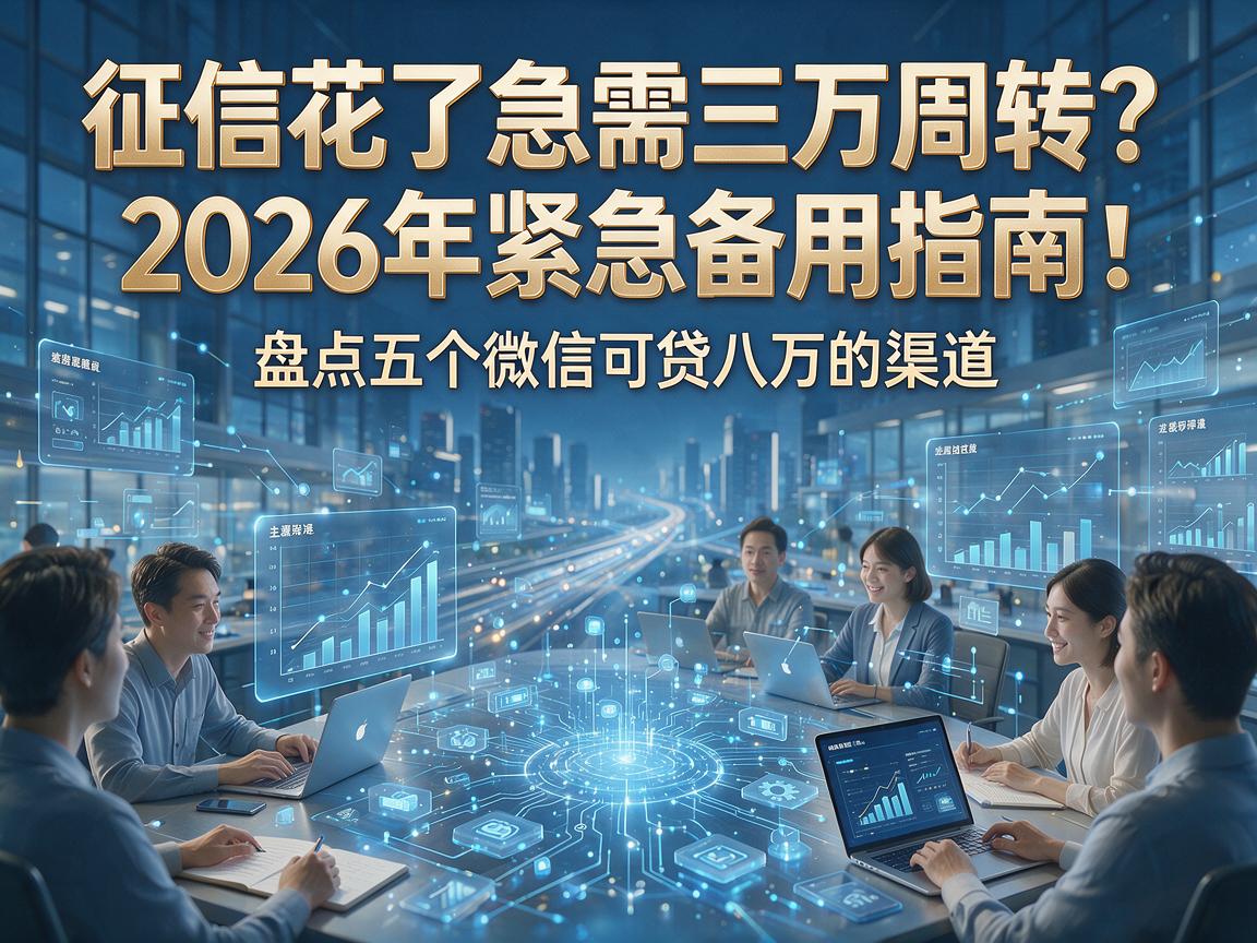 征信花了急需三万周转?2026年紧急备用指南:盘点五个微信可贷八万的渠道