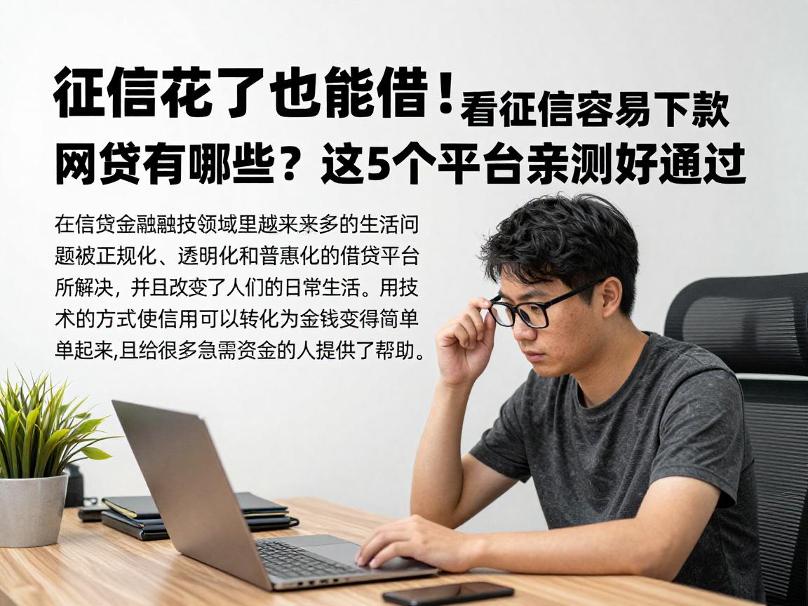 征信花了也能借！看征信容易下款的网贷有哪些？这5个平台亲测好通过