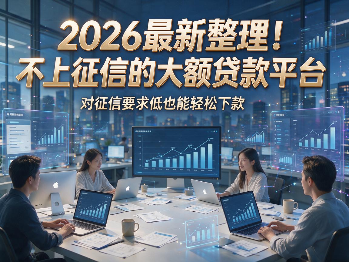 2026最新整理!不上征信的大额贷款平台,对征信要求低也能轻松下款