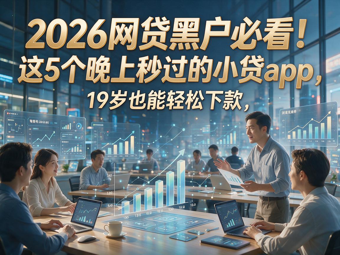 2026网贷黑户必看!这5个晚上秒过的小贷app,19岁也能轻松下款