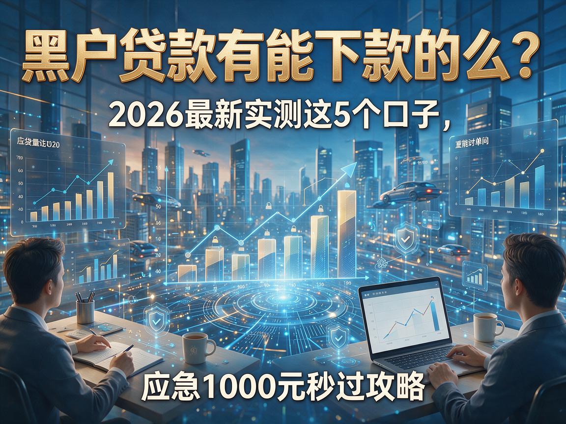 黑户贷款有能下款的么?2026最新实测这5个口子,应急1000元秒过攻略!