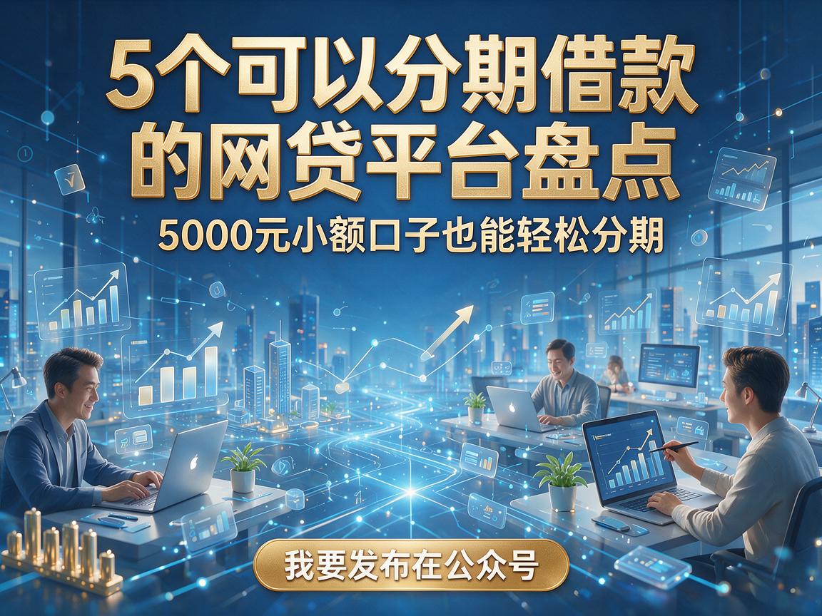 5个可以分期借款的网贷平台盘点，5000元小额口子也能轻松分期