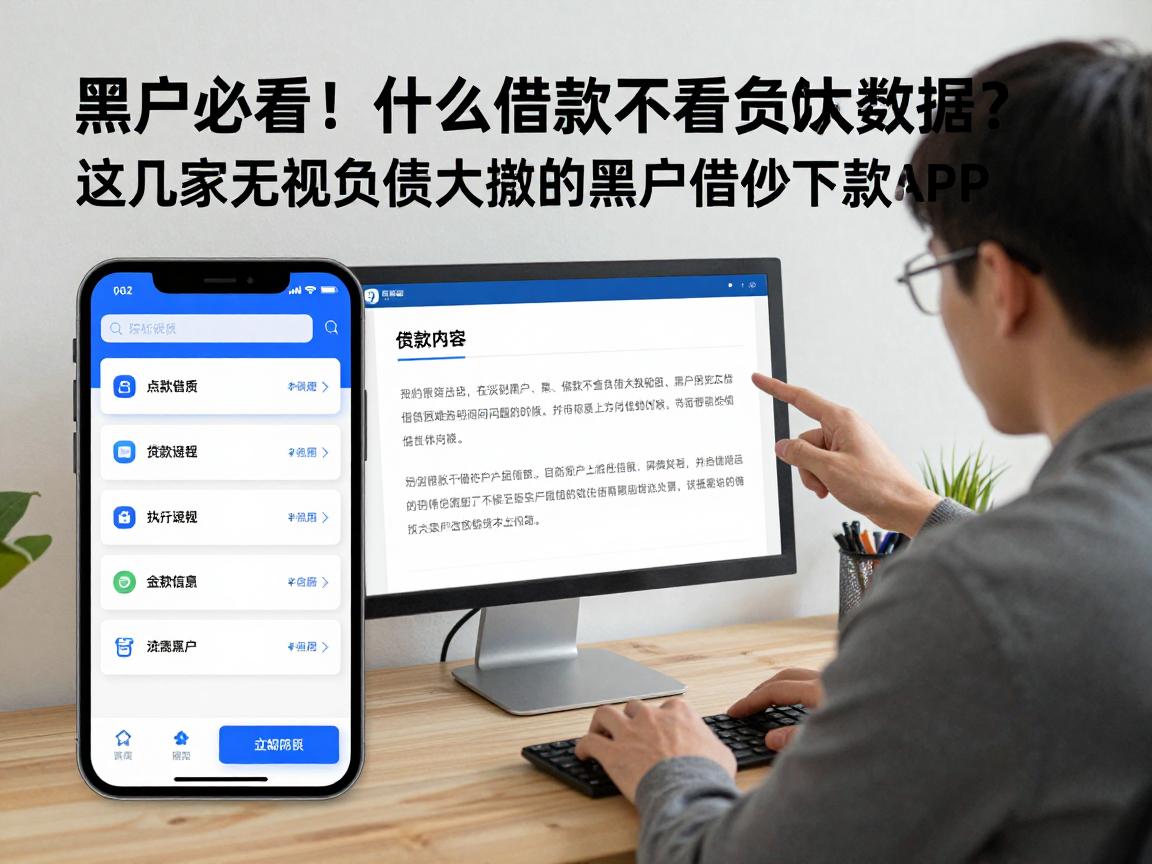 黑户必看！什么借款不看负债大数据？这几家无视负债大数据的黑户借钱APP，2000元秒下款！