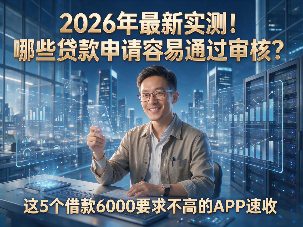 2026年最新实测!哪些贷款申请容易通过审核?这5个借款6000要求不高的APP速收