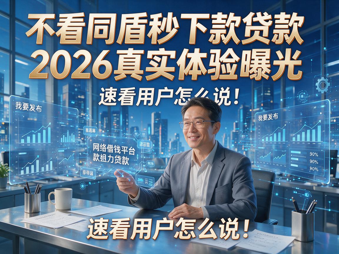 不看同盾秒下款贷款2026真实体验曝光，速看用户怎么说！