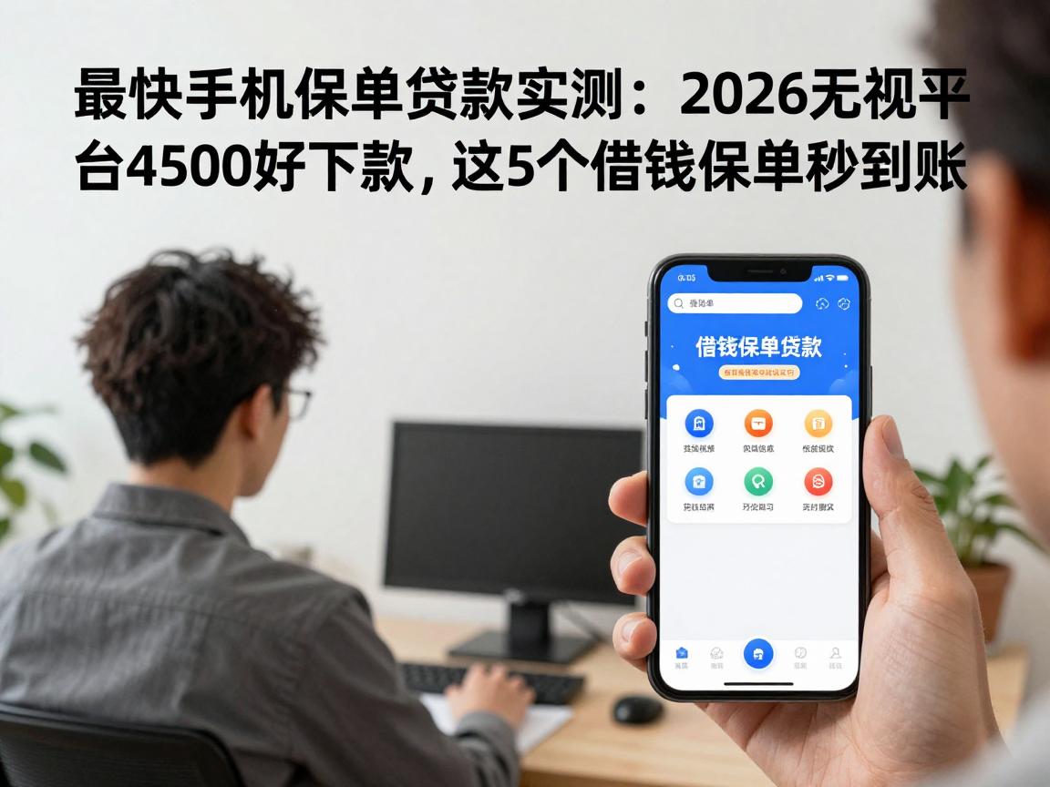 最快手机保单贷款实测：2026无视平台4500好下款，这5个借钱保单秒到账