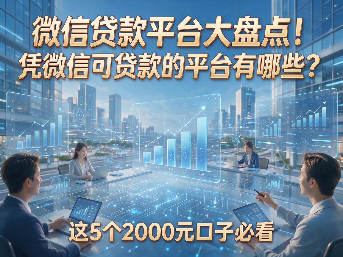 微信贷款平台大盘点！凭微信可贷款的平台有哪些？这5个2000元口子必看