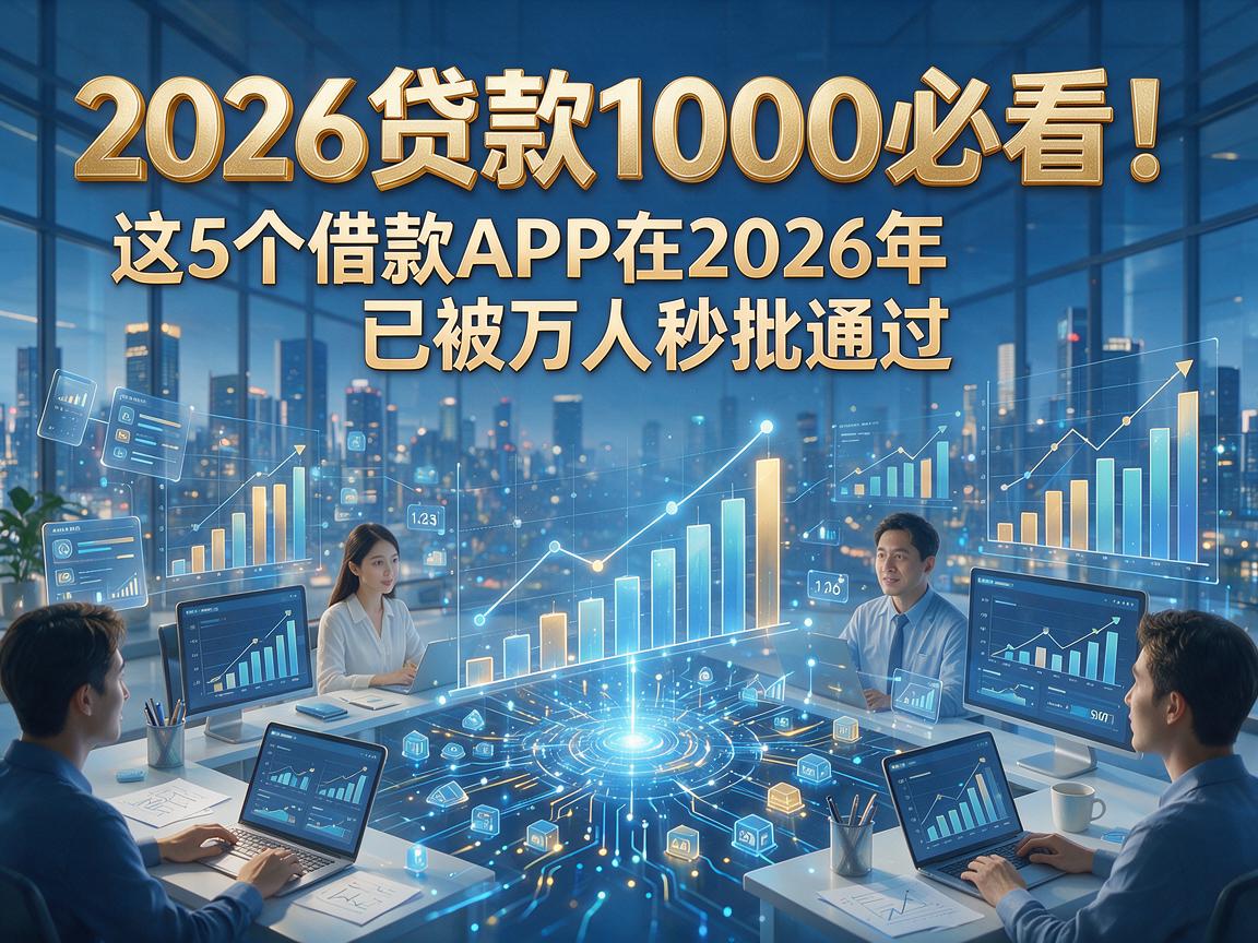 2026贷款1000必看！这5个借款APP在2026年已被万人秒批通过