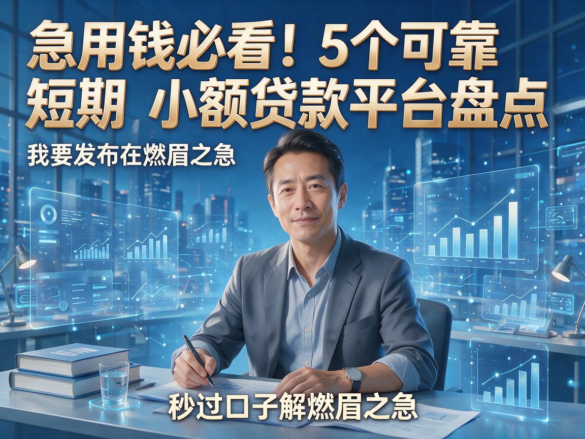 急用钱必看！5个可靠短期小额贷款平台盘点，秒过口子解燃眉之急