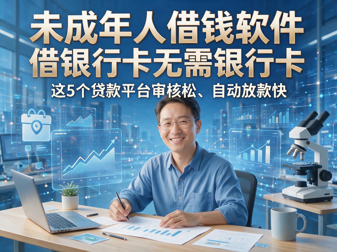 未成年人借钱软件无需银行卡,这5个贷款平台审核松、自动放款快