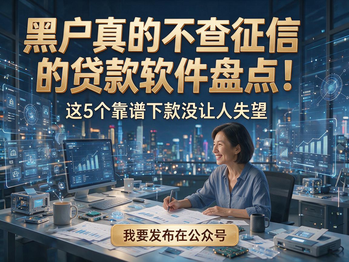 黑户真的不查征信的贷款软件盘点！这5个靠谱下款没让人失望