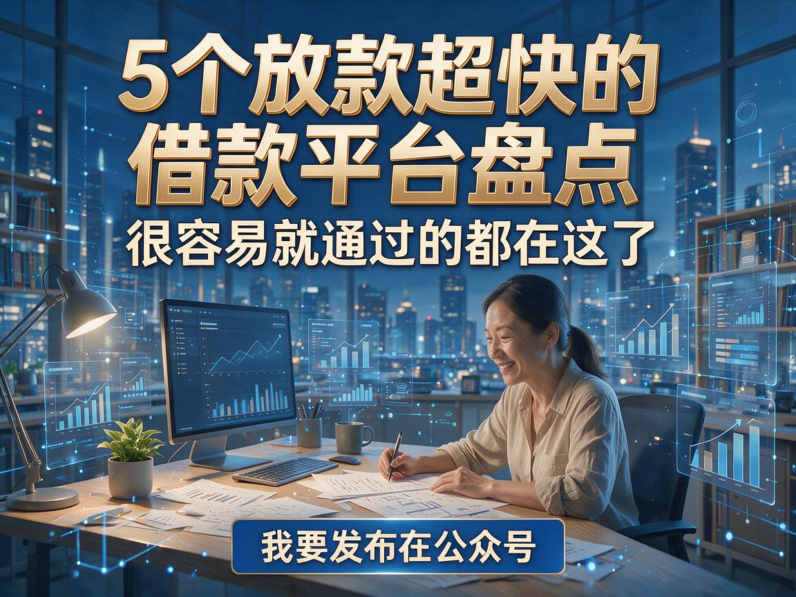 5个放款超快的借款平台盘点,很容易就通过的都在这了!