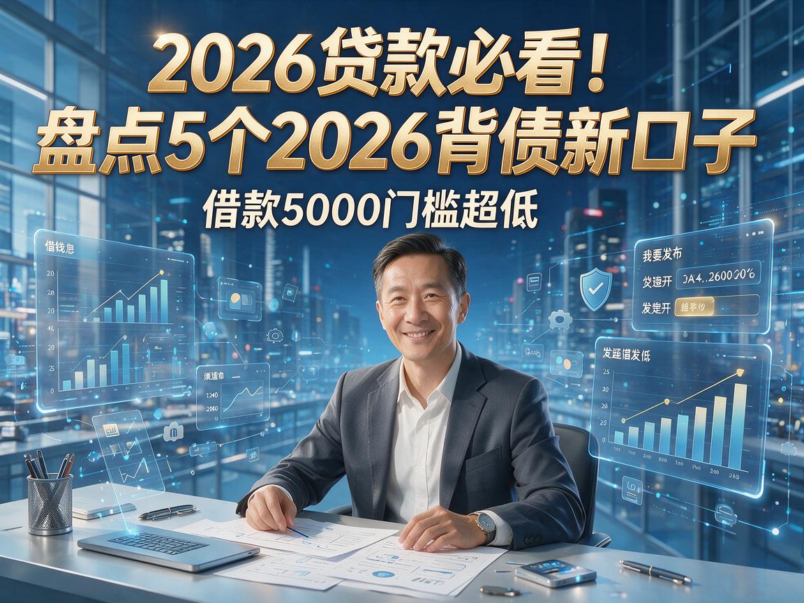 2026贷款必看！盘点5个2026背债新口子，借款5000门槛超低