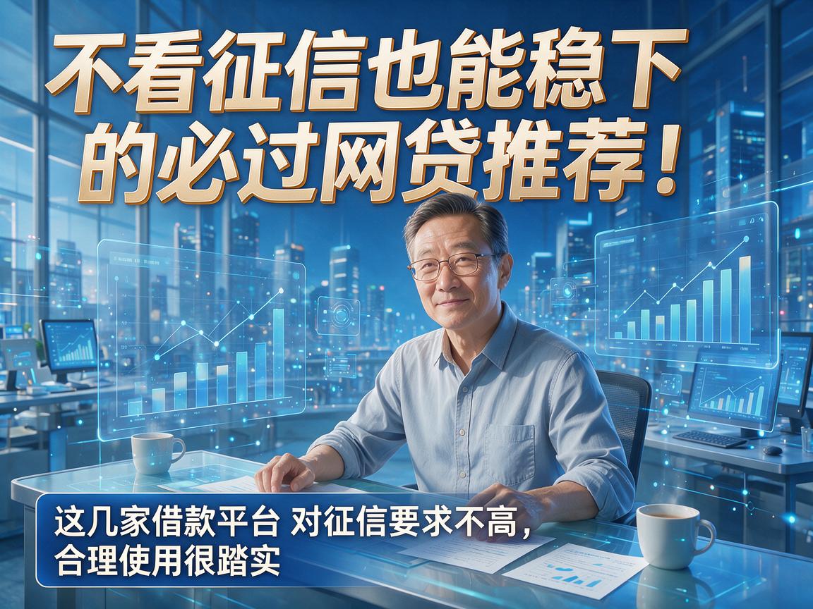 不看征信也能稳下的必过网贷推荐!这几家借款平台对征信要求不高,合理使用很踏实