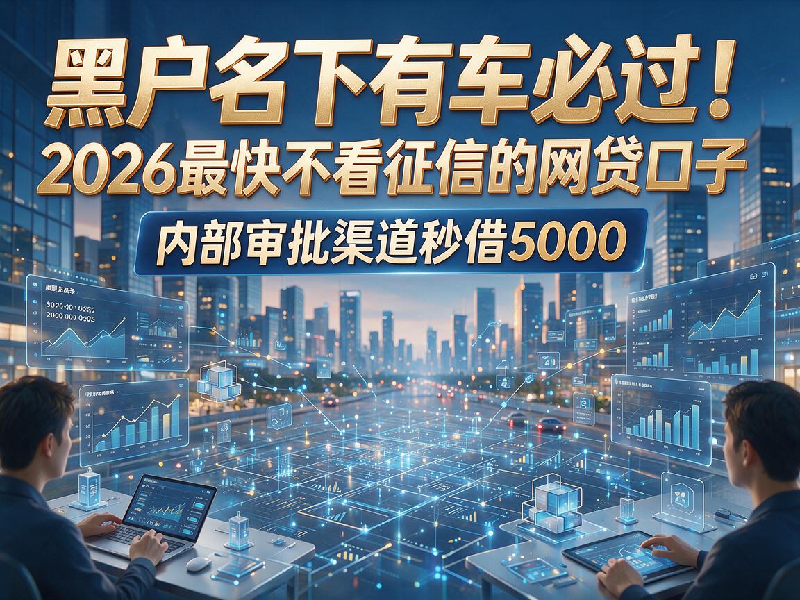 黑户名下有车必过！2026最快不看征信的网贷口子，内部审批渠道秒借5000