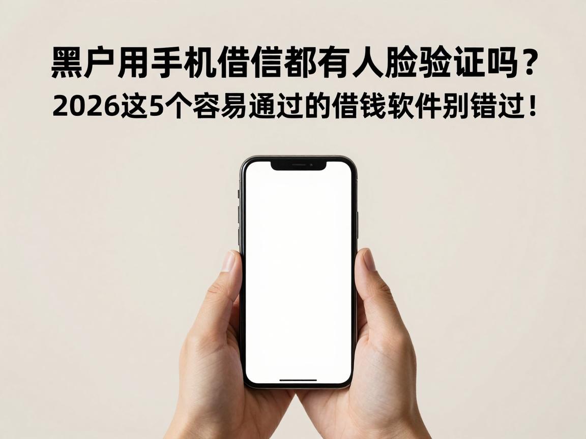 黑户用手机借钱都有人脸验证吗？2026这5个容易通过的借钱软件别错过！