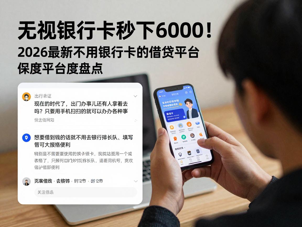 无视银行卡秒下6000！2026最新不用银行卡的借贷平台深度盘点