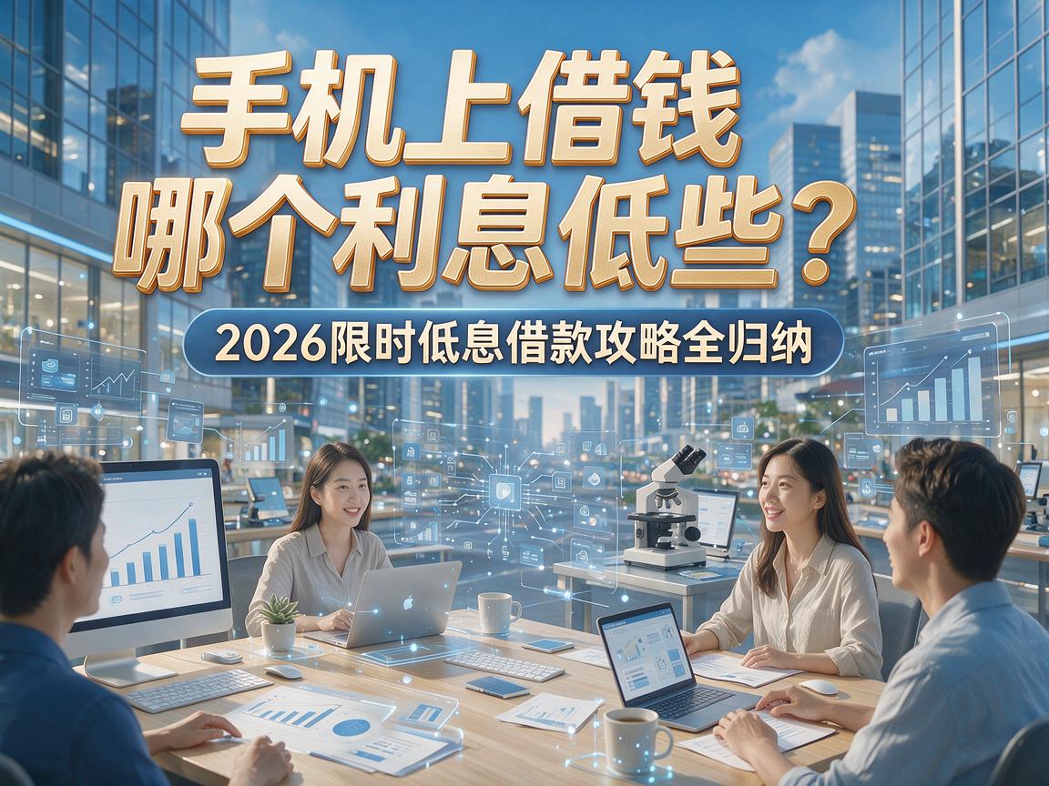 手机上借钱哪个利息低些？2026限时低息借款攻略全归纳！