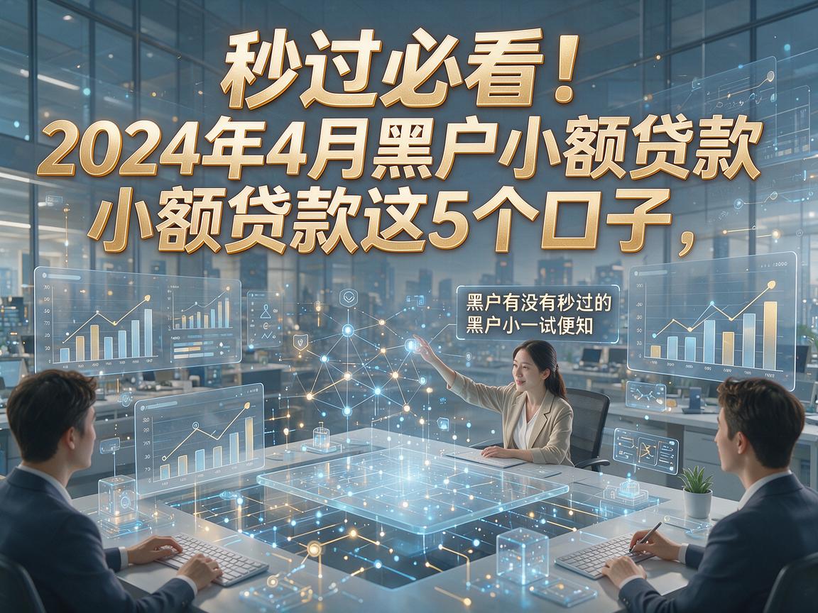秒过必看！2024年4月黑户小额贷款这5个口子，黑户有没有秒过的黑户小额贷款一试便知！