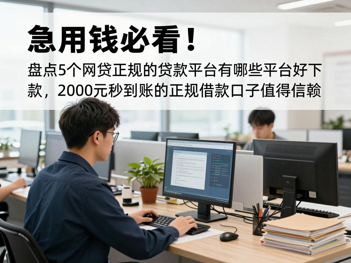 急用钱必看!盘点5个网贷正规的贷款平台有哪些平台好下款,2000元秒到账的正规借款口子值得信赖