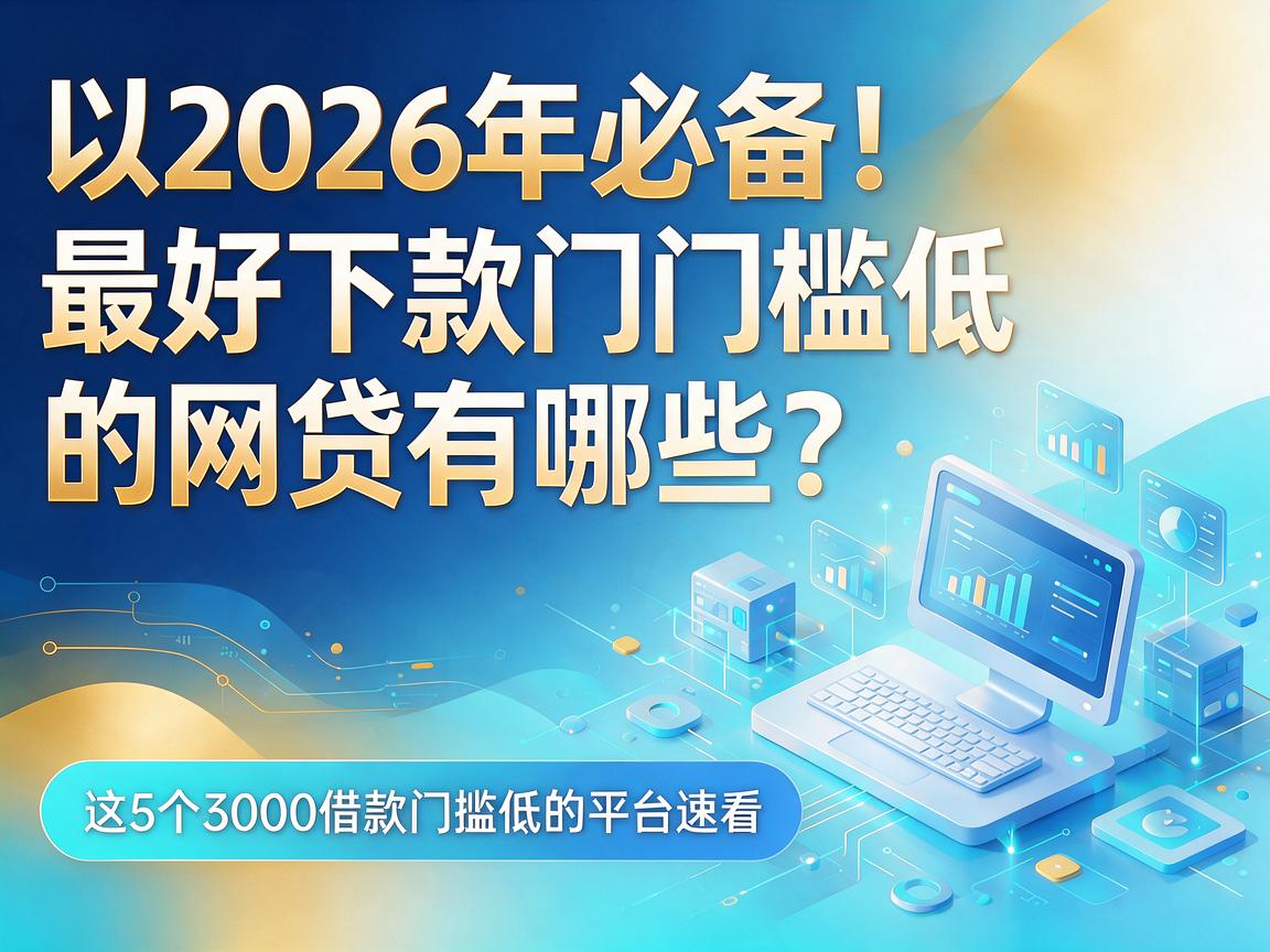 2026年必备!最好下款门槛低的网贷有哪些?这5个3000借款门槛低的平台速看