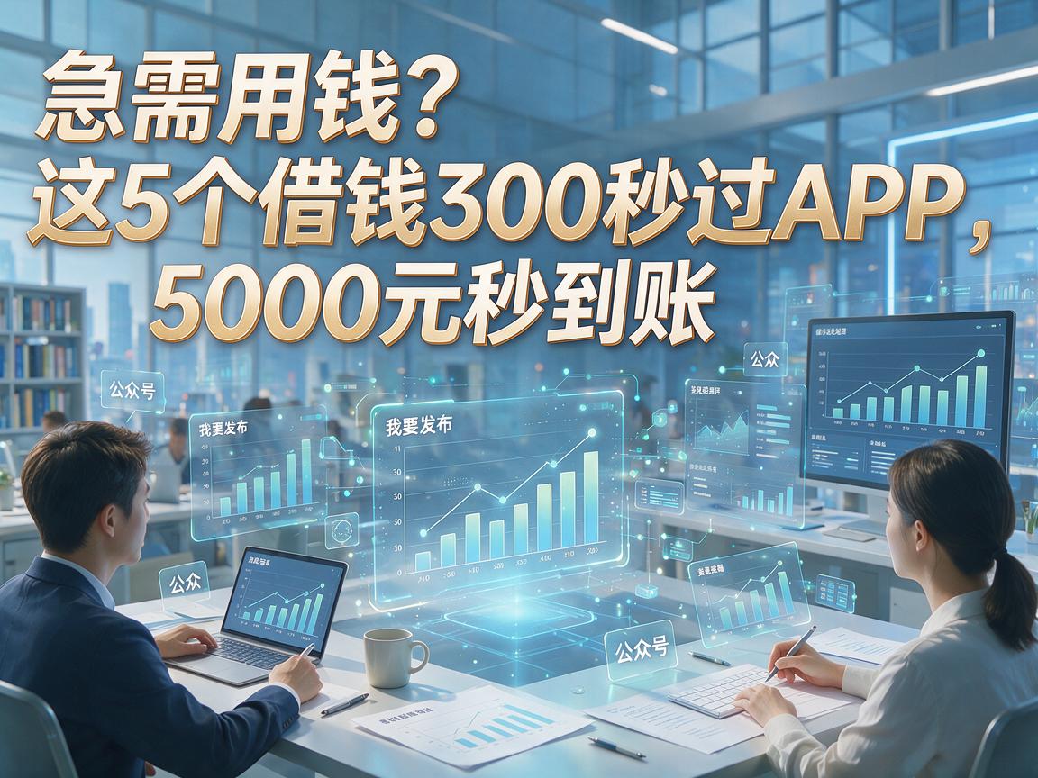 急需用钱？这5个借钱300秒过APP，5000元秒到账！