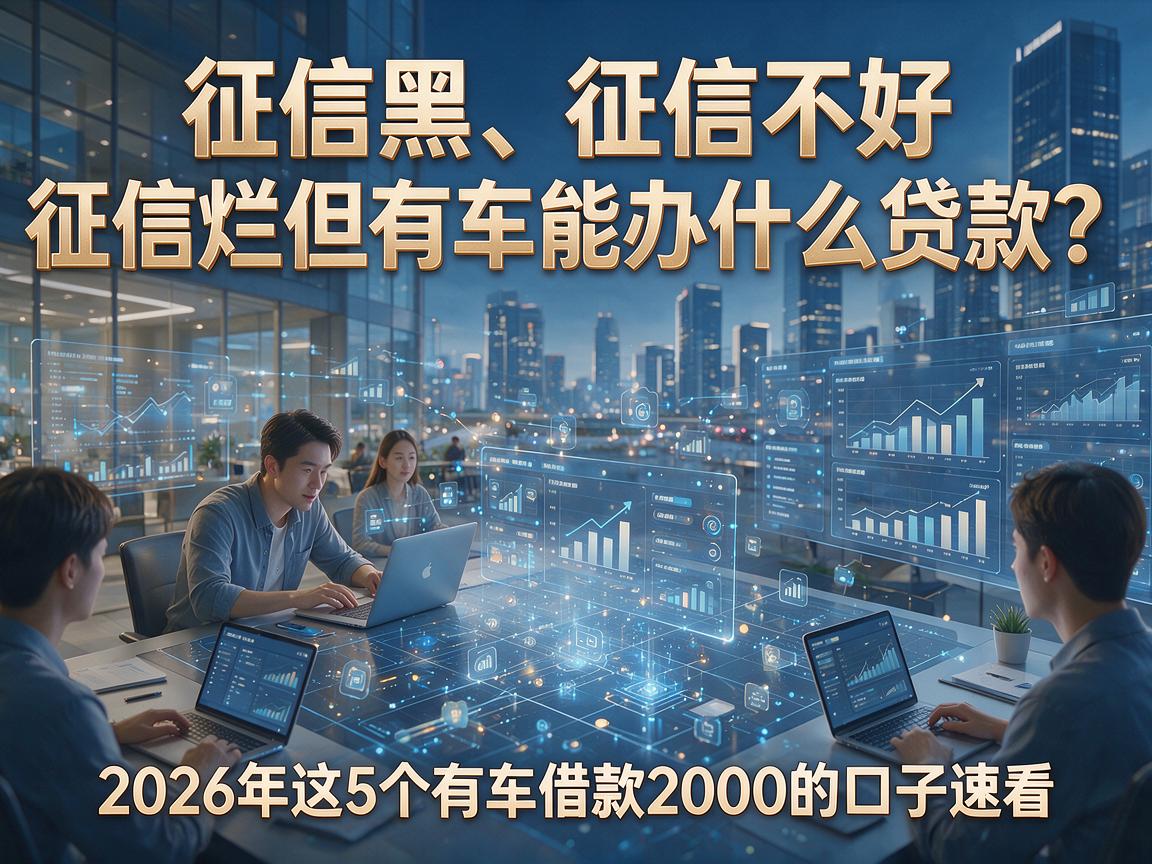 征信黑、征信不好、征信烂但有车能办什么贷款？2026年这5个有车借款2000的口子速看