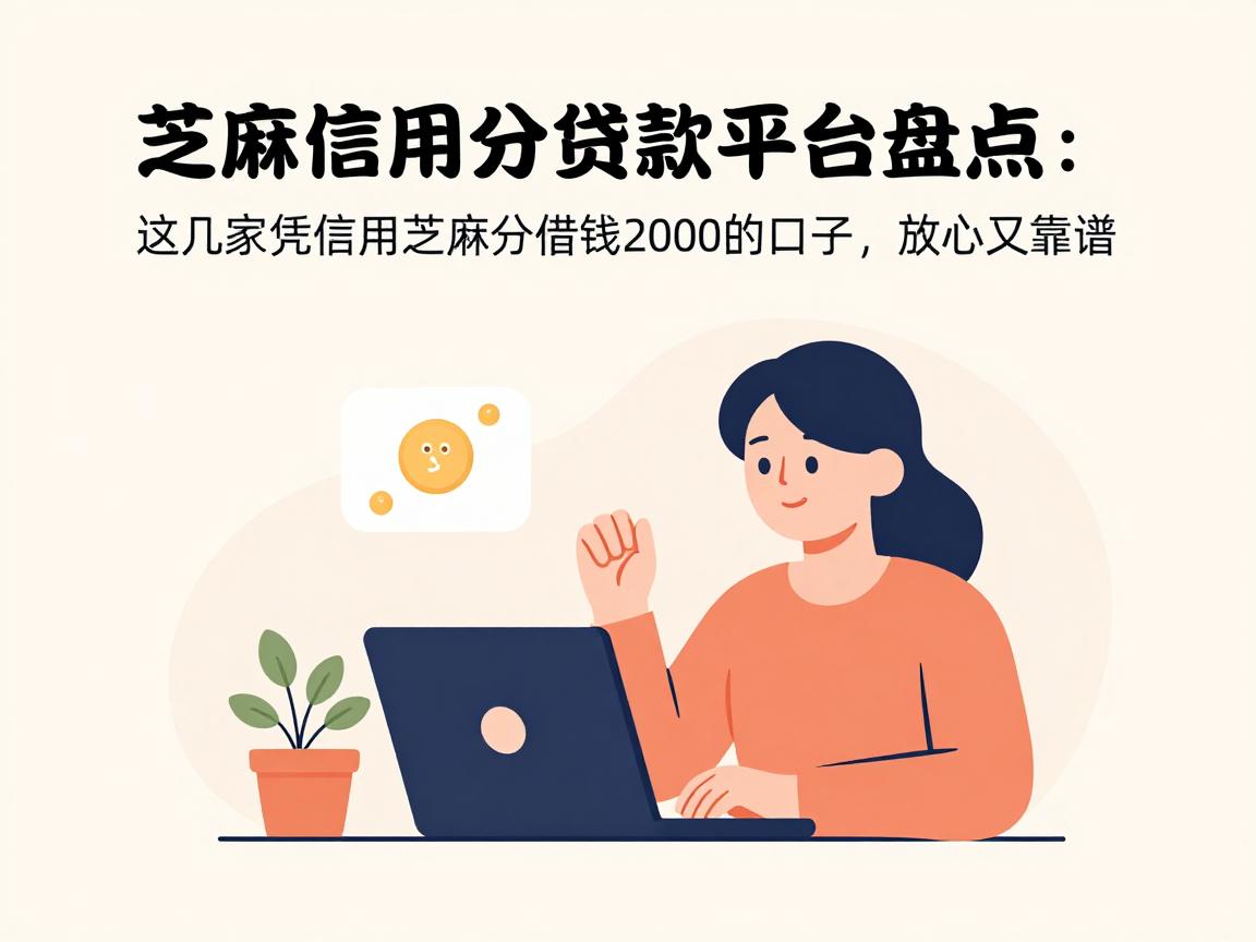 芝麻信用分贷款平台盘点：这几家凭信用芝麻分借钱2000的口子，放心又靠谱