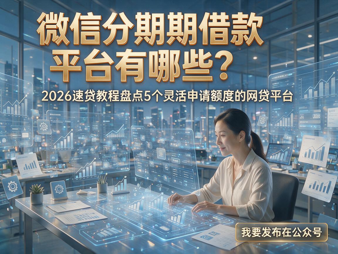 微信分期借款平台有哪些？2026速贷教程盘点5个灵活申请额度的网贷平台