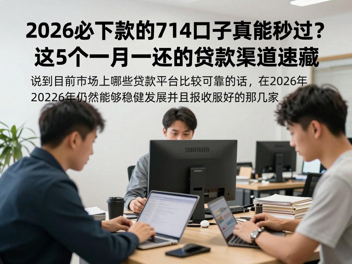 2026必下款的714口子真能秒过？这5个一月一还的贷款渠道速藏