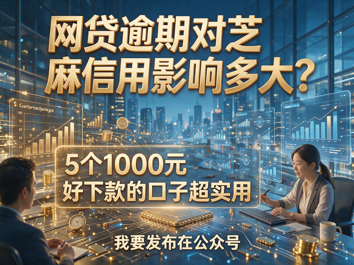 网贷逾期对芝麻信用影响多大？5个1000元好下款的口子超实用