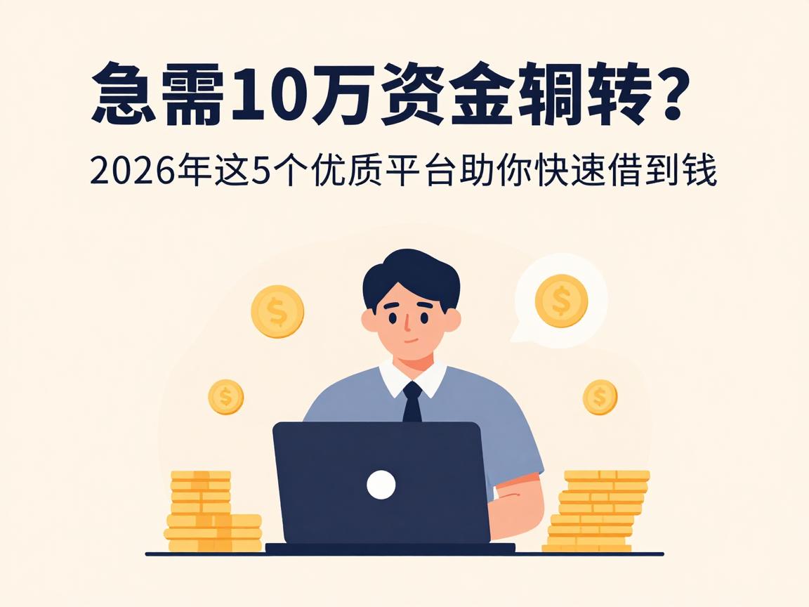 急需10万资金周转？2026年这5个优质平台助你快速借到钱