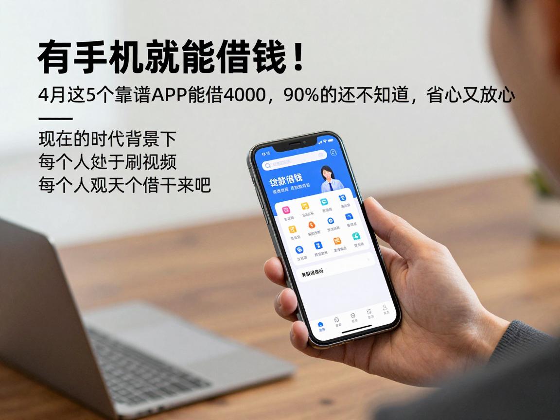 有手机就能借钱！4月这5个靠谱APP能借4000，90%的人还不知道，省心又放心