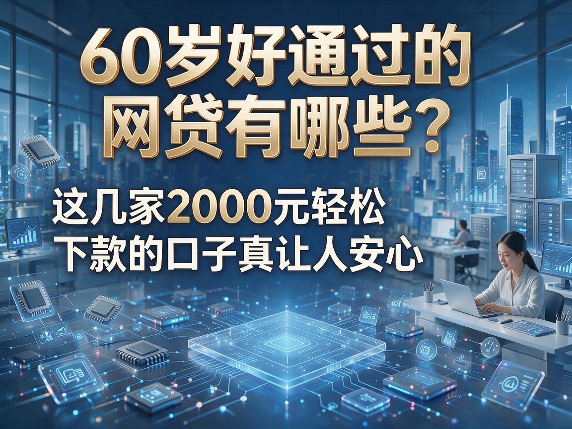 60岁好通过的网贷有哪些？这几家2000元轻松下款的口子真让人安心
