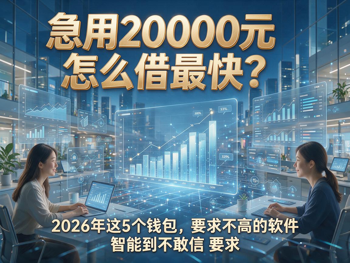 急用2000元怎么借最快?2026年这5个钱包要求不高的软件智能到不敢信