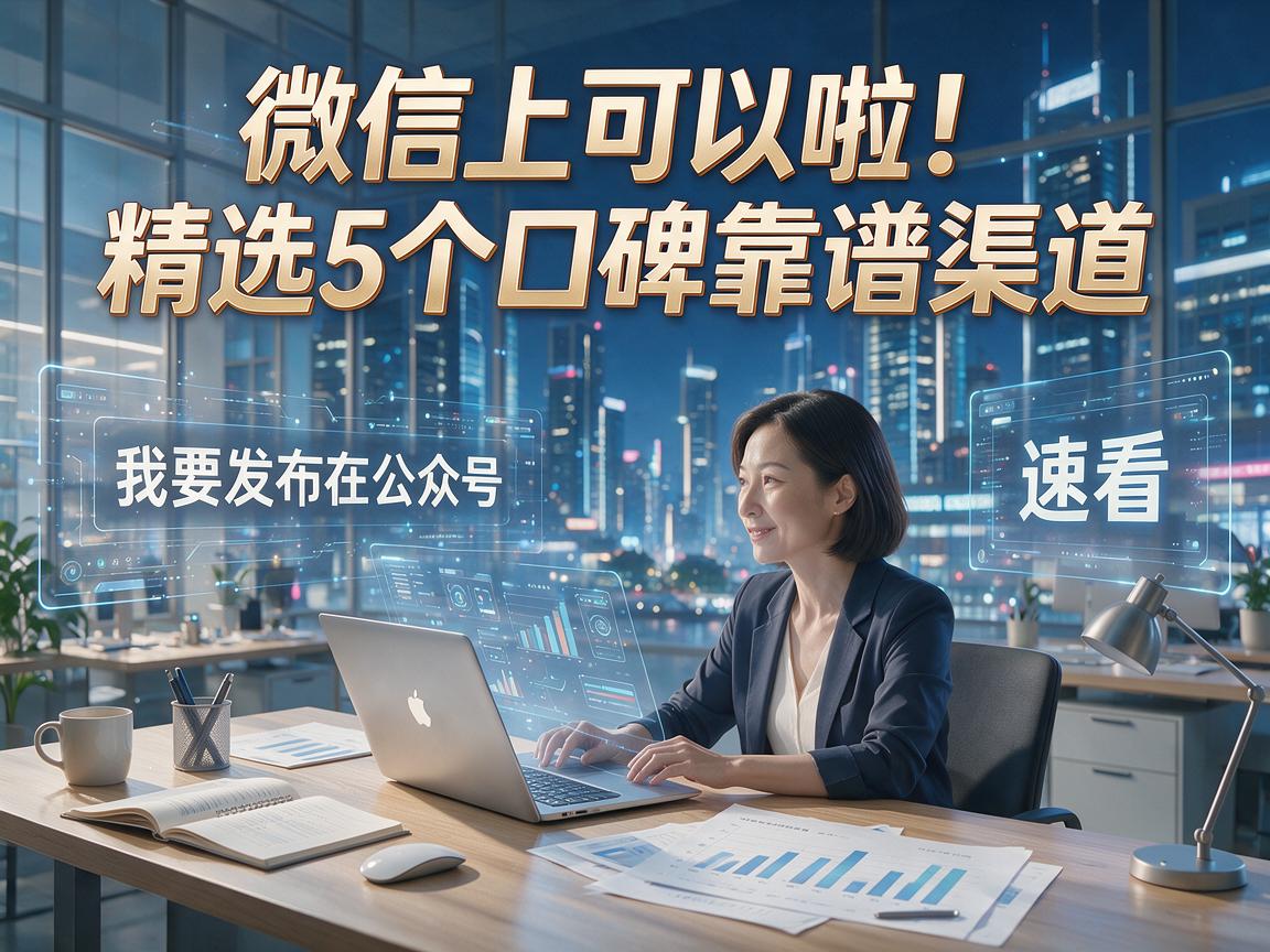 微信上可以啦!精选5个口碑靠谱渠道,速看