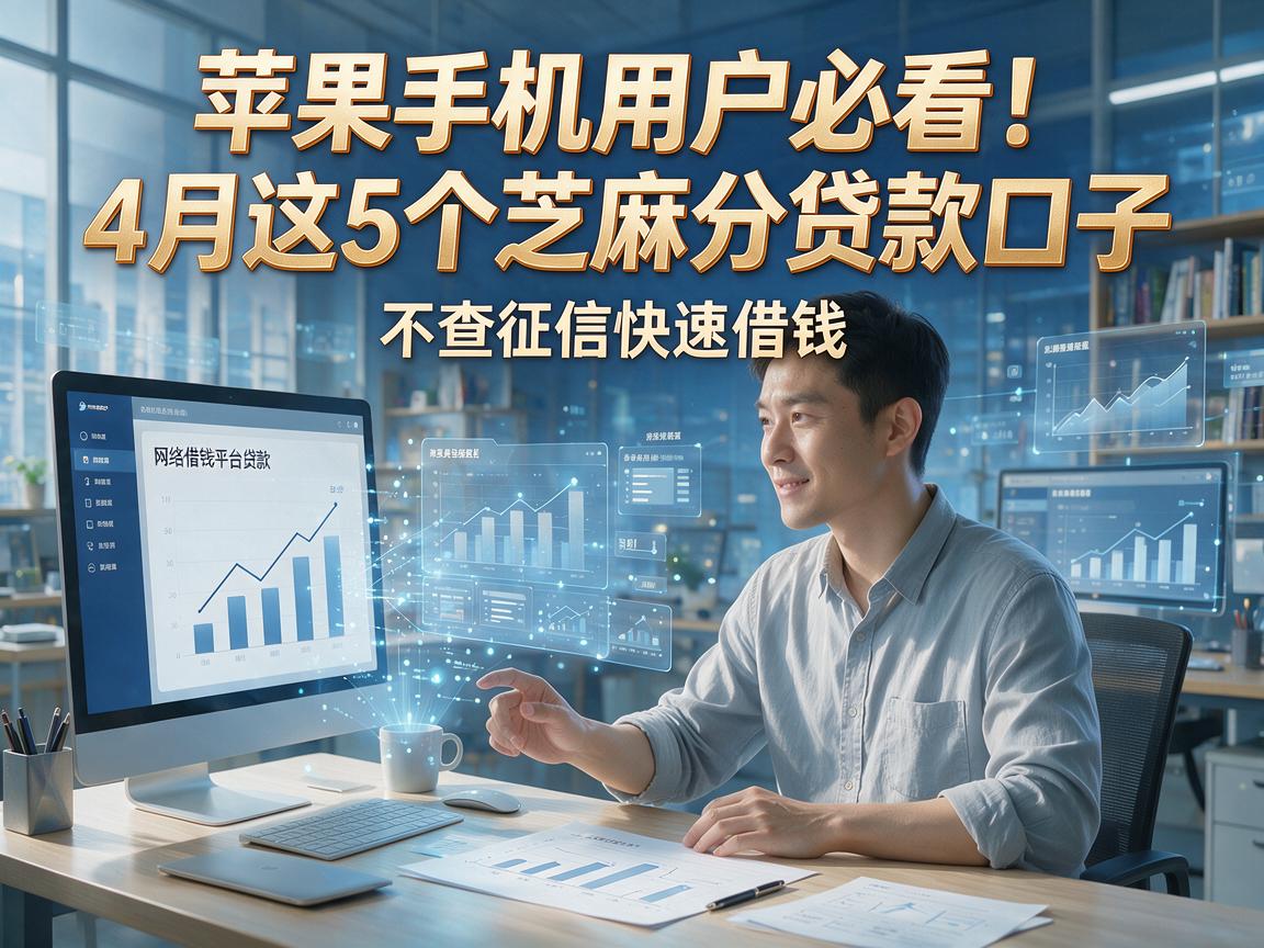 苹果手机用户必看!4月这5个芝麻分贷款口子,不查征信快速借钱