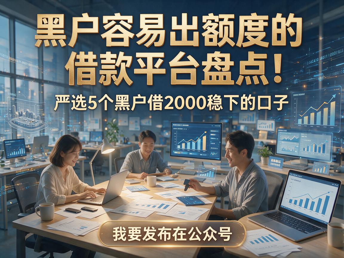 黑户容易出额度的借款平台盘点！严选5个黑户借2000稳下的口子