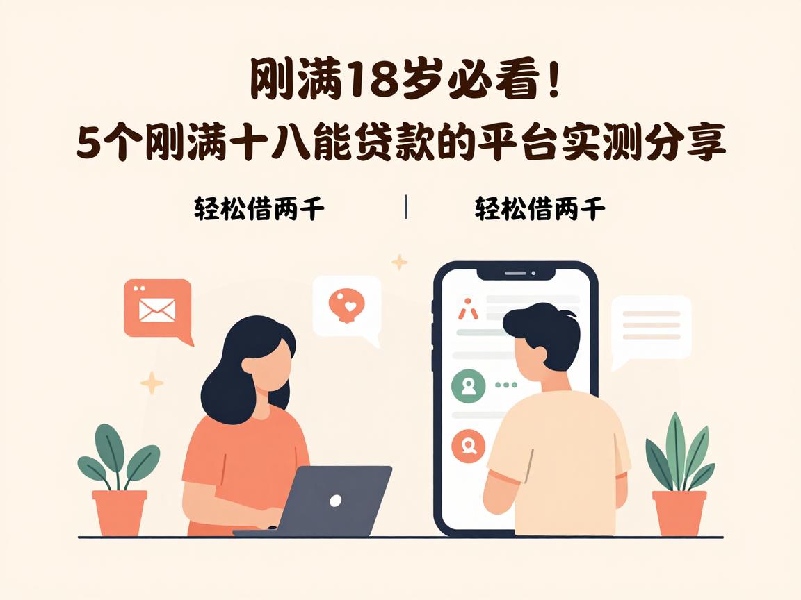 刚满18岁必看！5个刚满十八能贷款的平台实测分享，轻松借两千