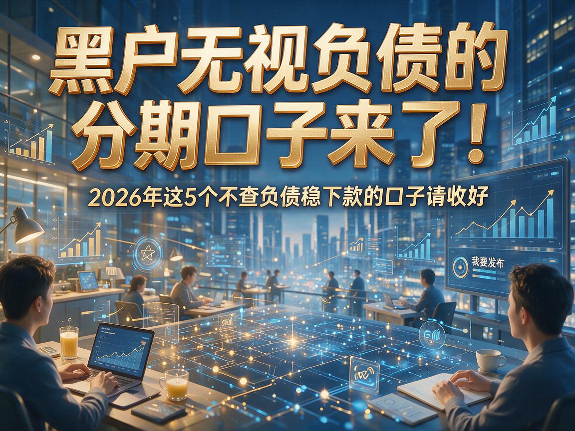 黑户无视负债的分期口子来了!2026年这5个不查负债稳下款的口子请收好
