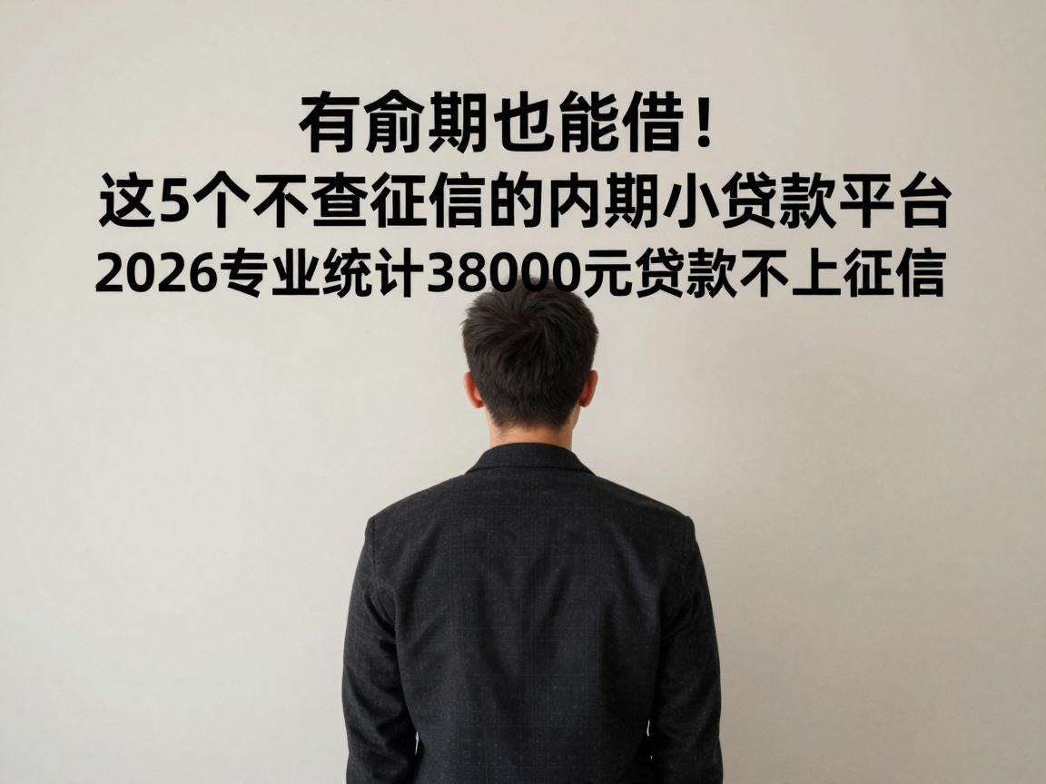有逾期也能借！这5个不查征信的逾期小额贷款平台，2026专业统计38000元贷款不上征信