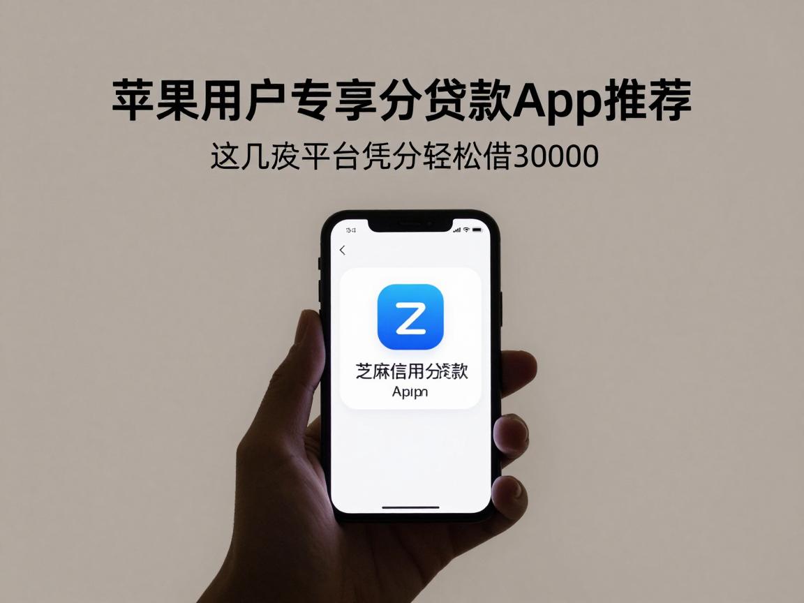 苹果用户专享：芝麻信用分贷款App推荐，这几家平台凭分轻松借30000