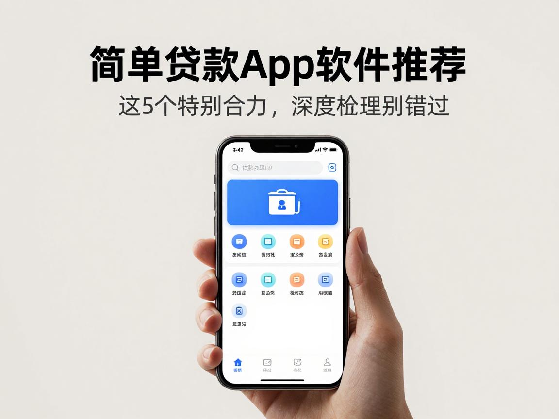 简单贷款app软件推荐！这5个特别给力，深度梳理别错过